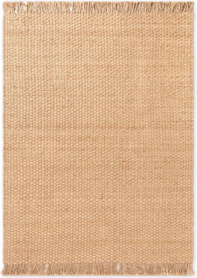 Covor în culoare naturală reversibil/țesut manual din iută 160x230 cm Fjord – Hanse Home