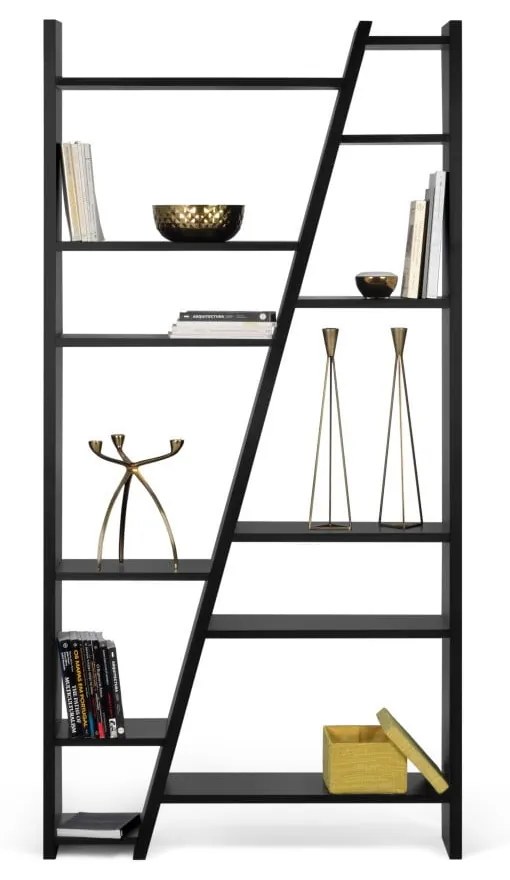 Bibliotecă TemaHome Delta 002, negru