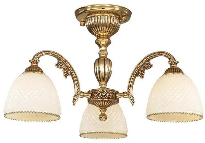 Lustra aplicata din alama cu 3 brate design italian 7125
