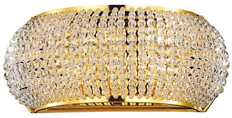 Aplică LED de cristal Ideal Lux PASHA 3xG9/3W/230V auriu