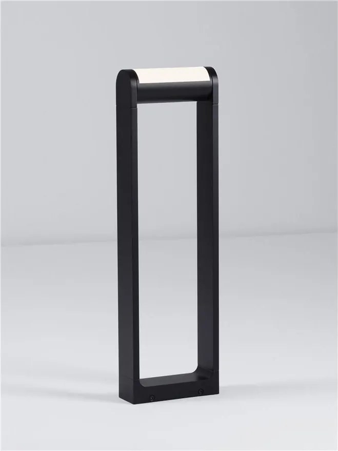 Stalp exterior LED 2700K IP65 Rox negru, H-60cm