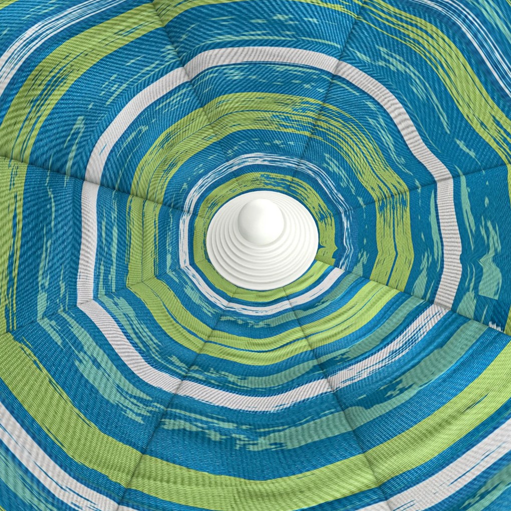 Outsunny Umbrelă de plajă înclinabilă rotundă Ø 190 cm - masă cu suport pentru pahare - sac de transport inclus, protecție UV50+ | Aosom Romania