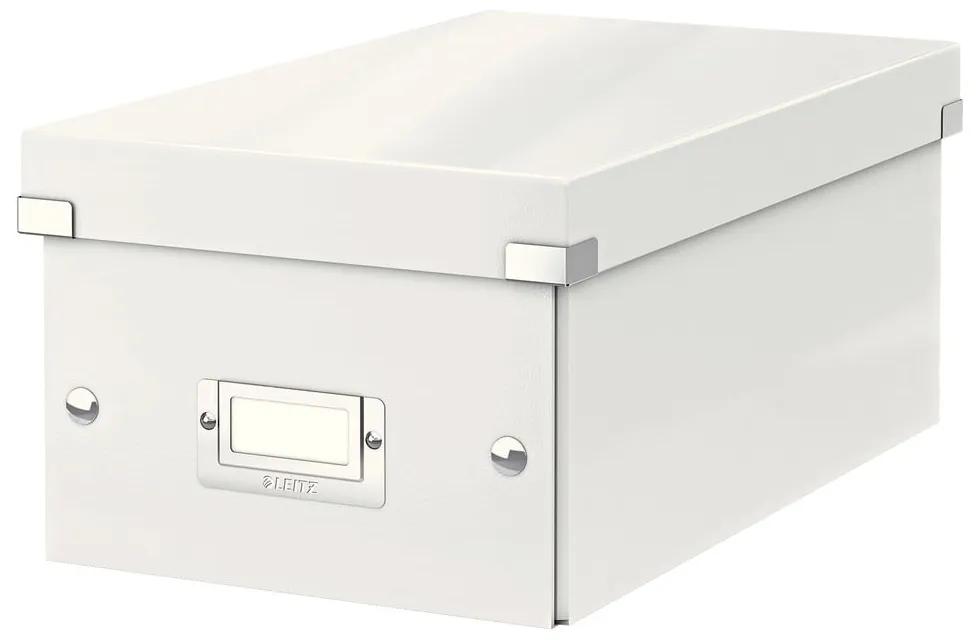 Cutie de depozitare albă din carton cu capac 21x35x15 cm Click&amp;Store – Leitz
