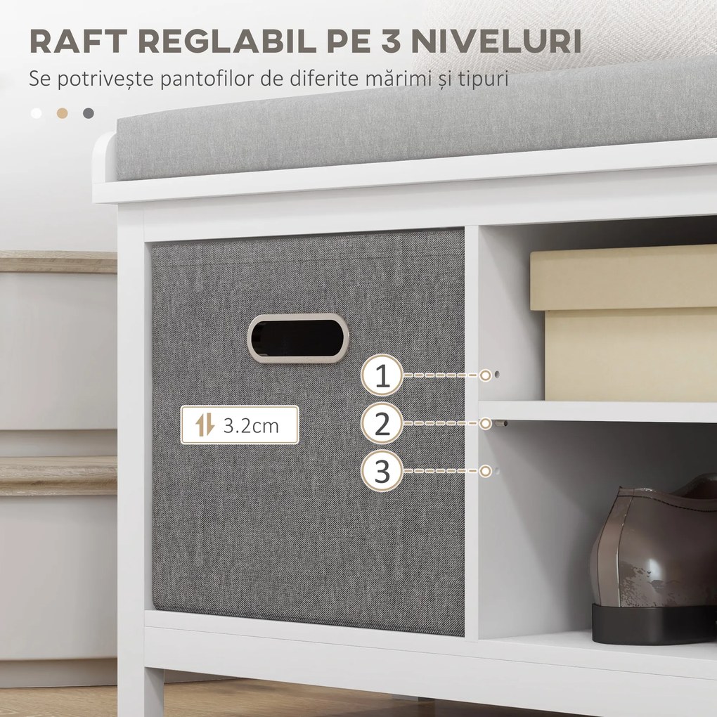 HOMCOM Banca Hol, Banca de Depozitare | Aosom Romania