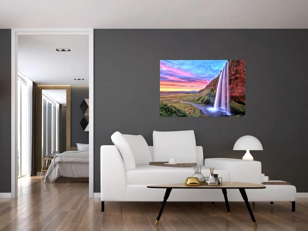 Tablou - Cascada Seljalandsfoss (90x60 cm)