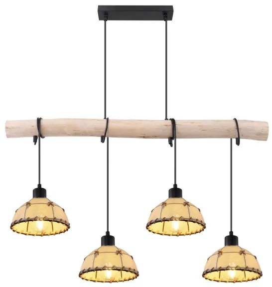 Lustră pe cablu Globo 15442-4H REX 4xE27/60W/230V