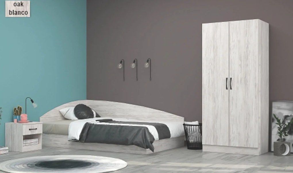 Dormitor GLOBAL3721 - stejar blanco