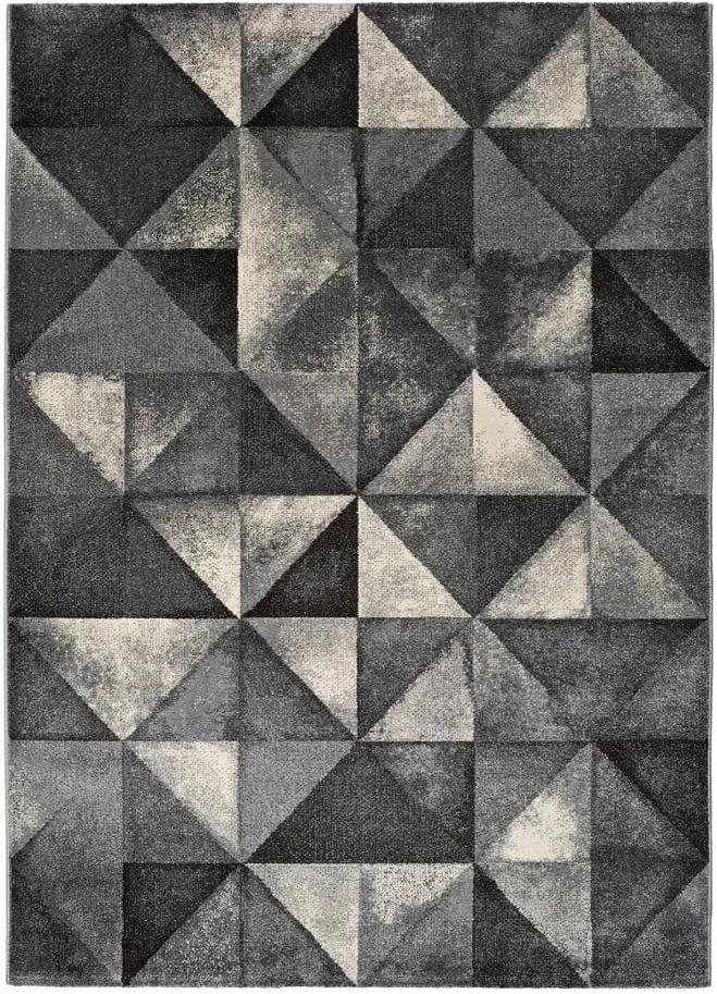 Covor Universal Delta Triangle, 190 x 280 cm, gri