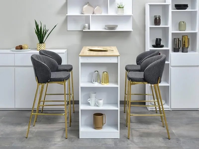 Scaun Farah (grafit + auriu). 1110684