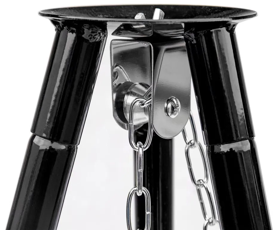 MIR-HP48 Grătar suspendat din oțel cu trepied 51 cm