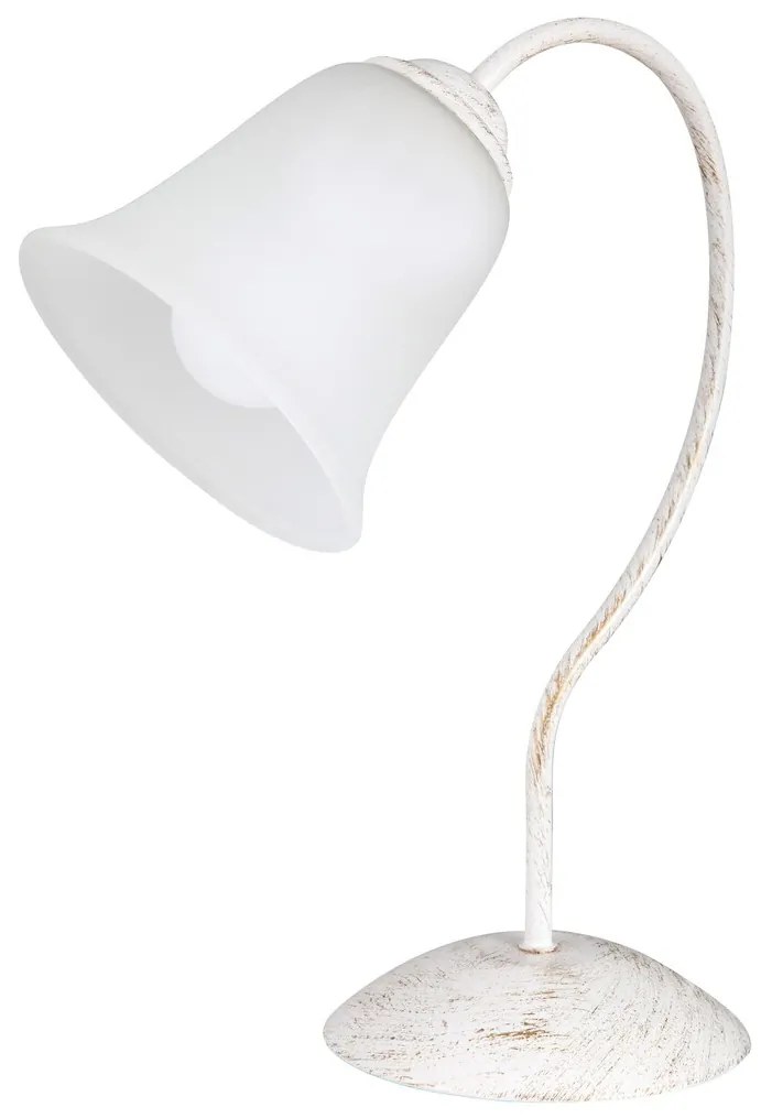 Veioza design clasic FABIOLA alb antic 7260 RX