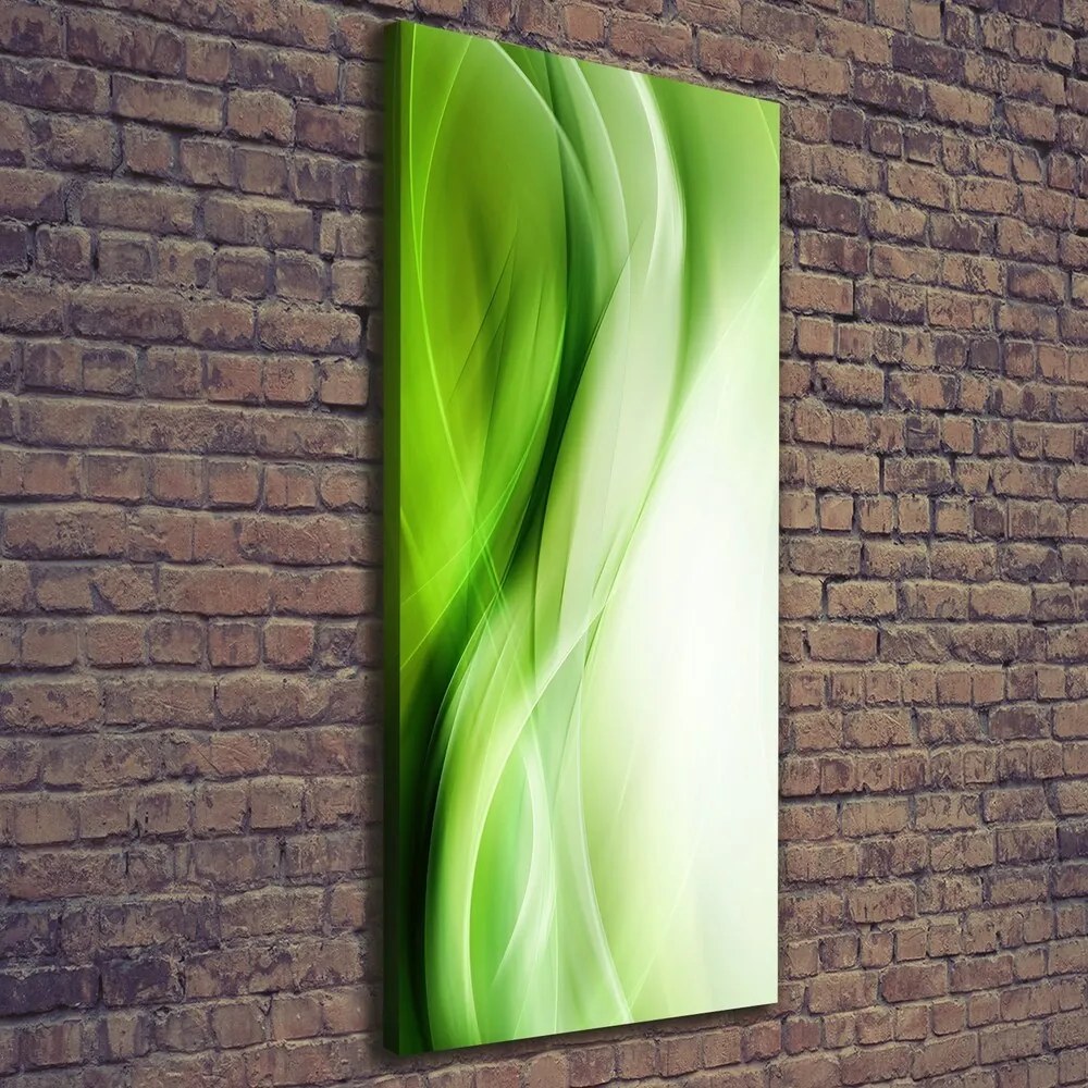 Imprimare tablou canvas Fundal valuri verzi