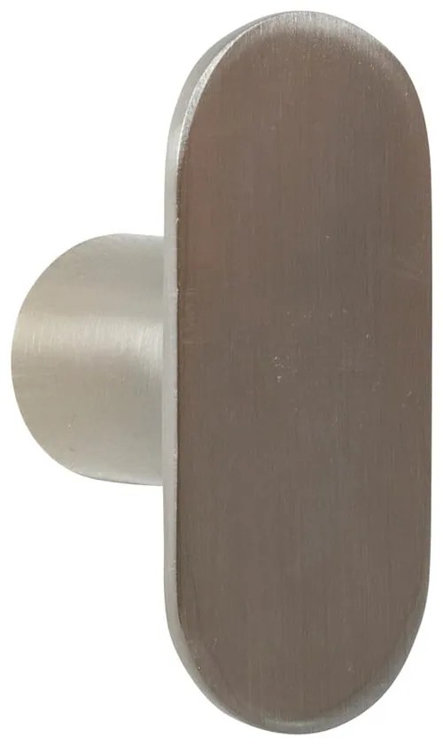 Cârlig argintiu de montat pe perete din metal Piccolo – Hübsch