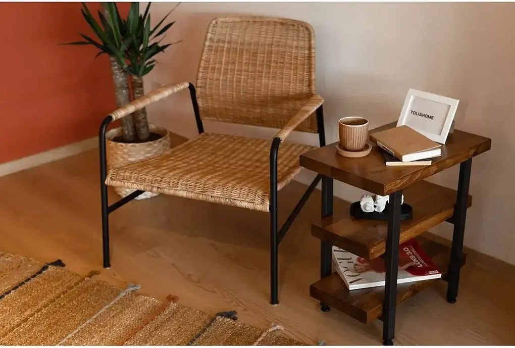 Masuta de cafea lemn ,Homs, seria A-620, 49X 29 x 50 cm,30020