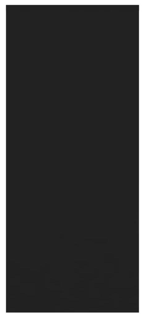 Servanta, negru, 102x33x75 cm, PAL 1, Negru