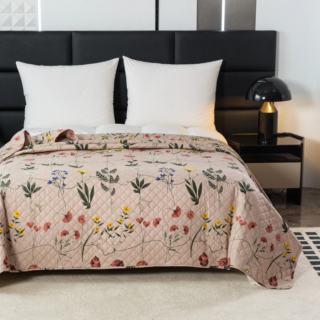 Cuvertura de pat HERBAR bej Dimensiune: 170 x 210 cm