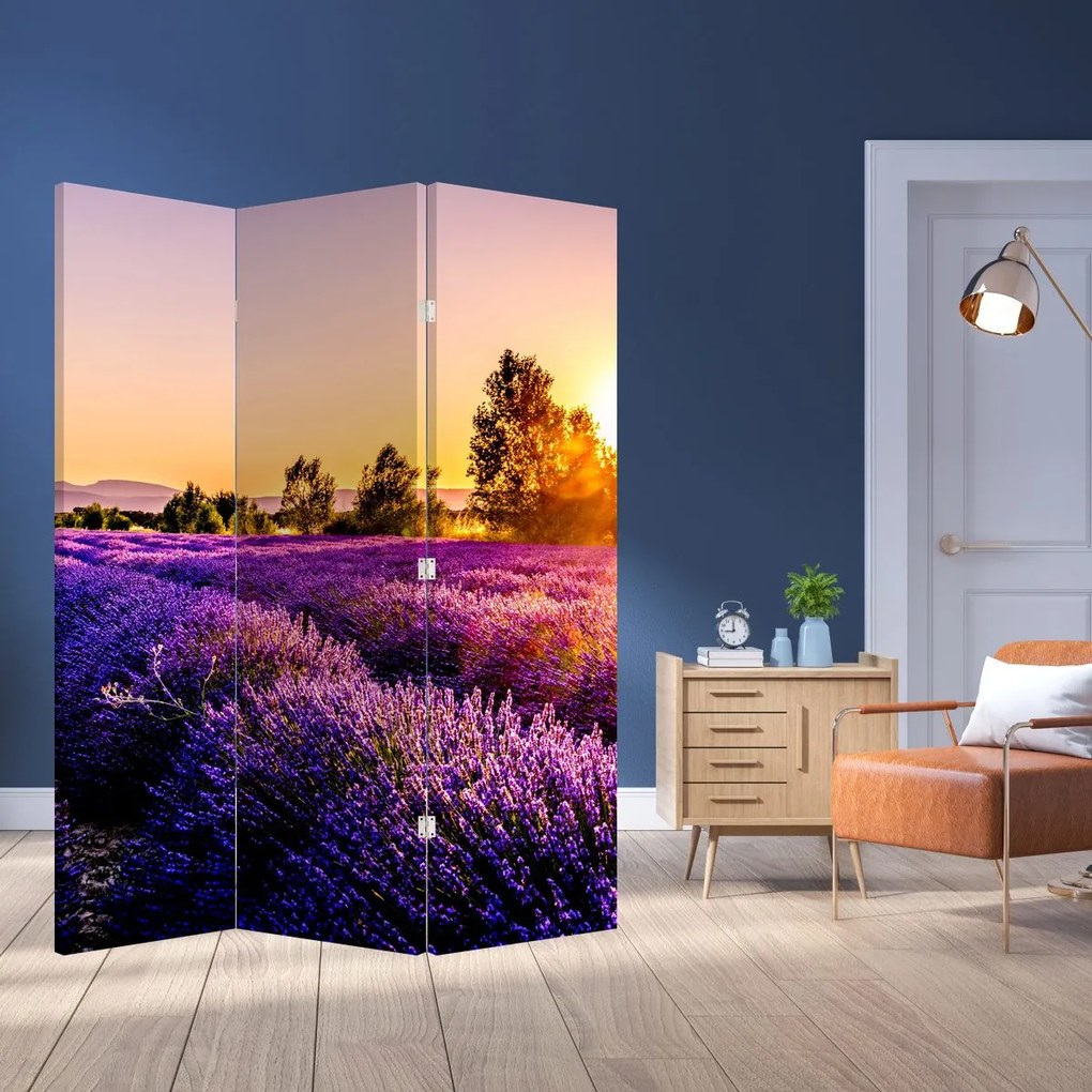 Paravan - Câmp de lavanda (126x170 cm)