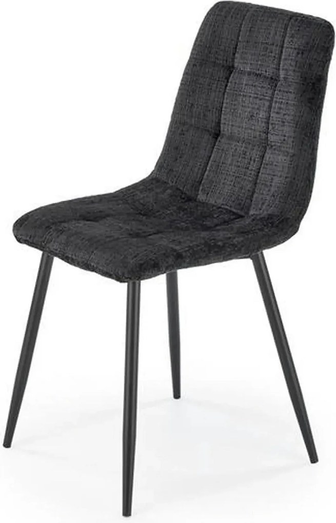 Scaun K547, negru, stofa clasica/metal, 45x53x87 cm
