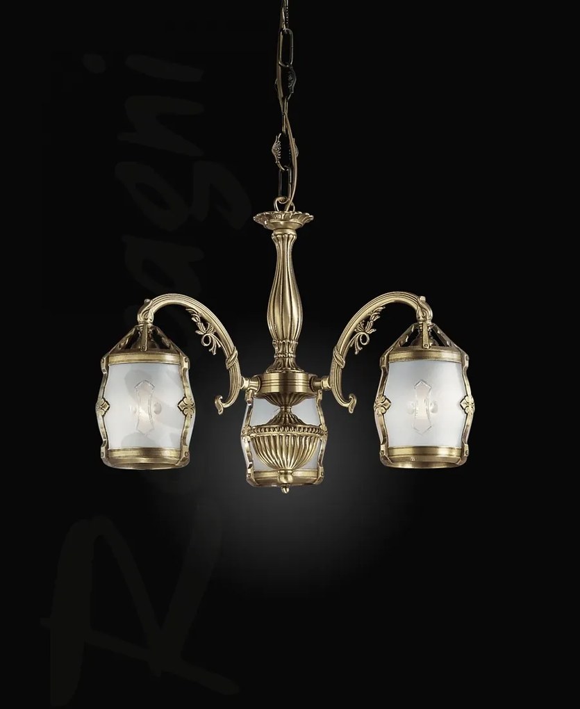 Candelabru clasic cu 3 brate design italian realizat manual 4020