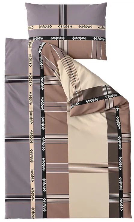 Lenjerie de pat din bumbac DANIELA bej Dimensiune lenjerie de pat: 70 x 90 cm | 140 x 220 cm