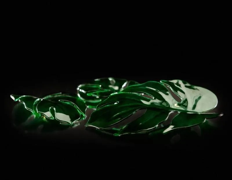 Element decorativ suspendat design frunze care cad din tavan MONSTERA DELICIOSA big