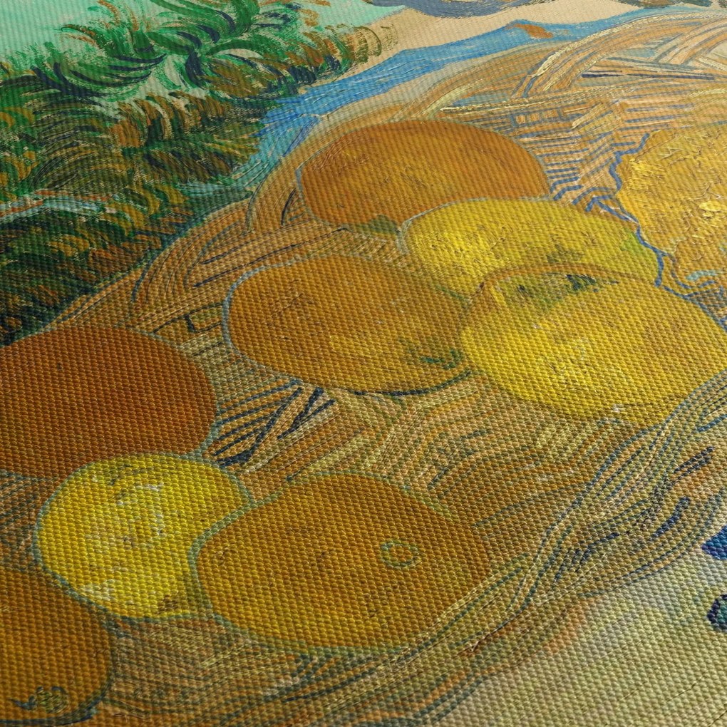 Tablou - Vincent van Gogh, Still Life of Oranges and Lemons with Blue Gloves, reproducere (150x105 cm)