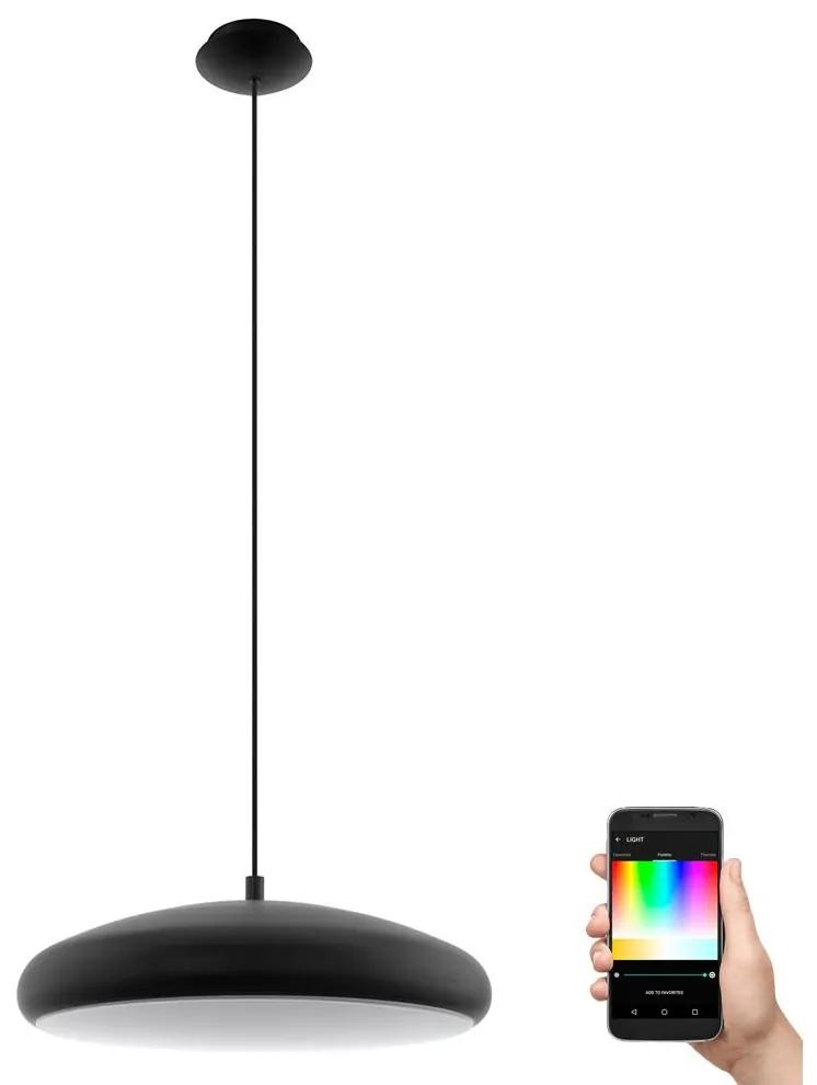 Pendul LED RGBW RIODEVA-C 1xLED/27W/230V Bluetooth Eglo 96997