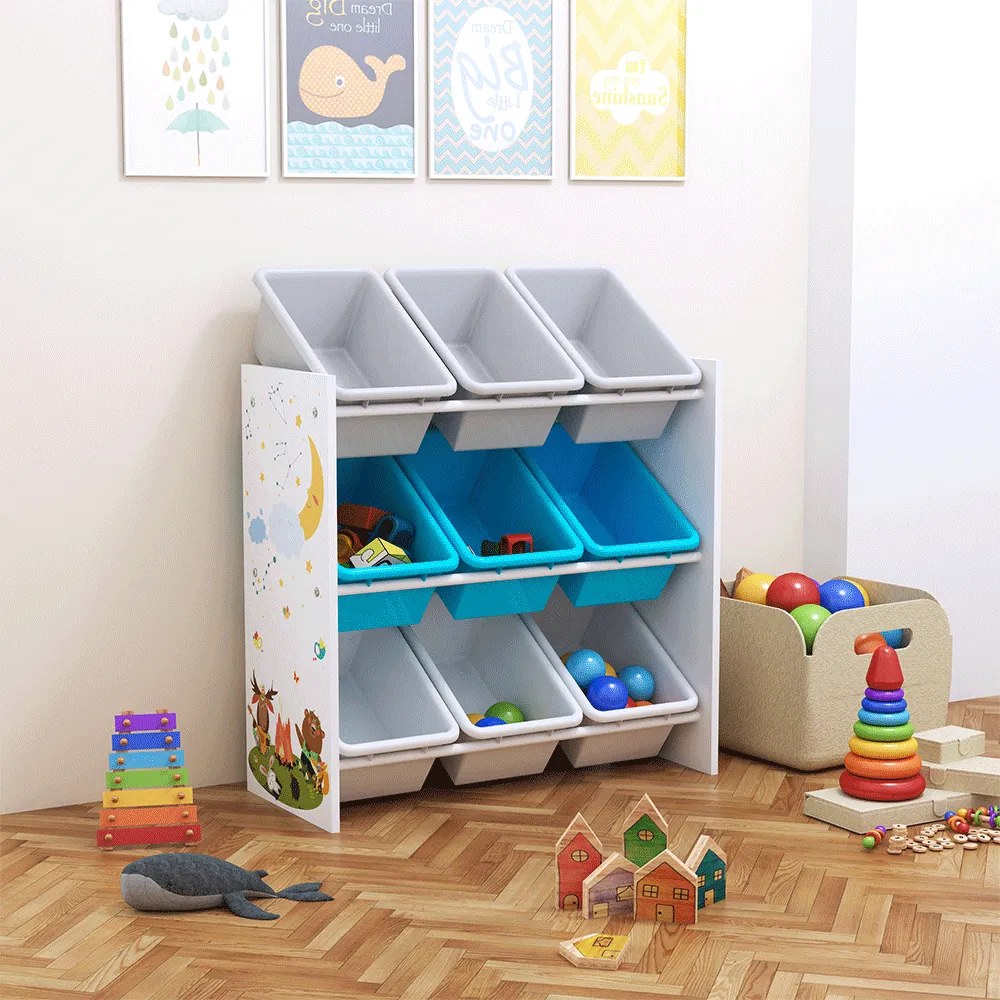 Organizator/raft pentru jucării, multicolor/model, DARLING TIP 3