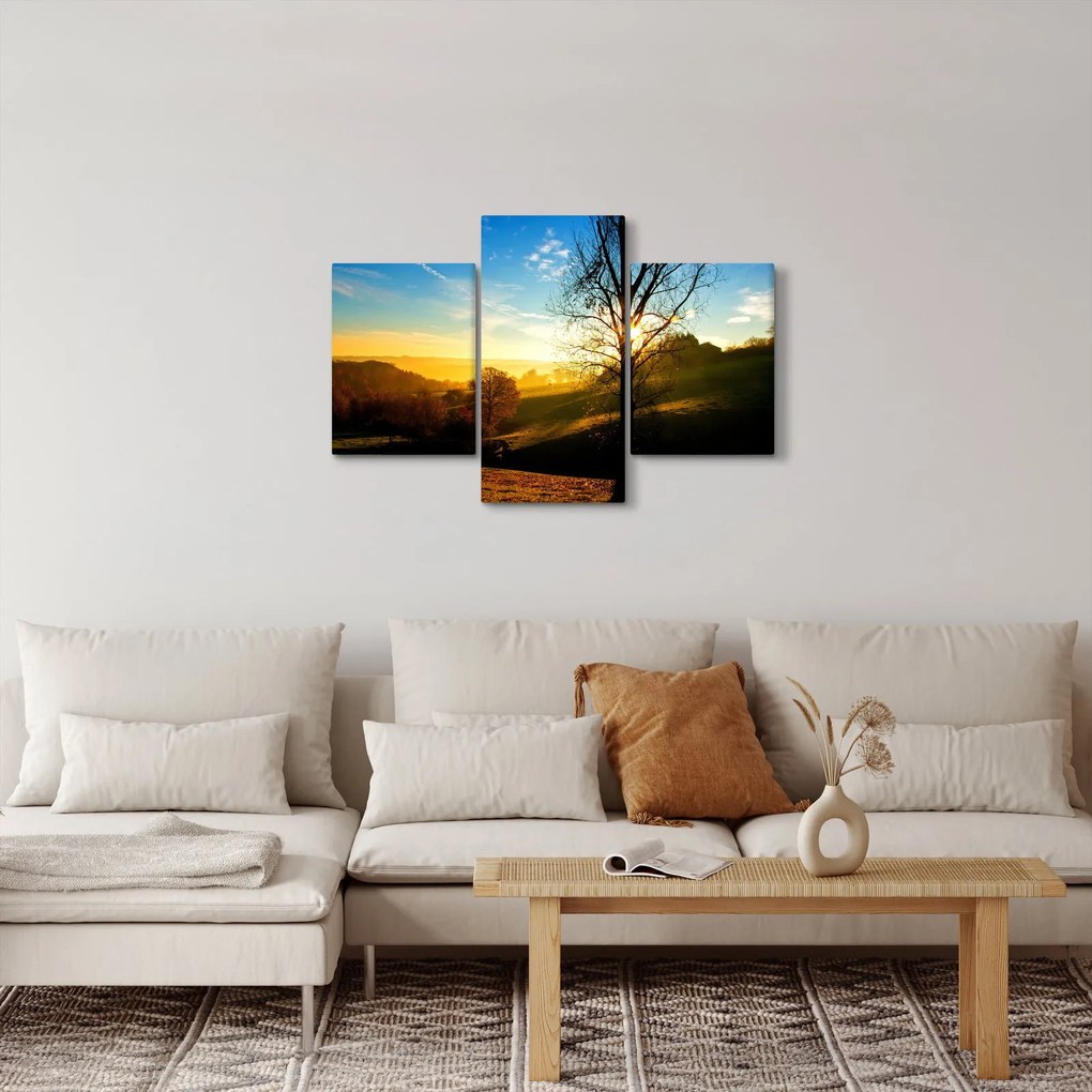 Tablou cu răsăsrit de soare (90x60 cm)