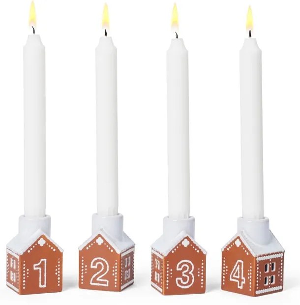 Sfeșnic pentru advent din ceramică Gingerbread – Kähler Design