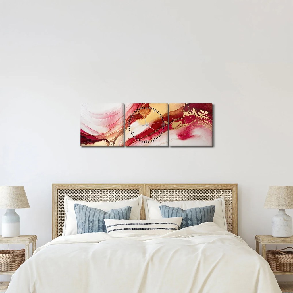 Tablou - Abstract (cu ceas) (90x30 cm)