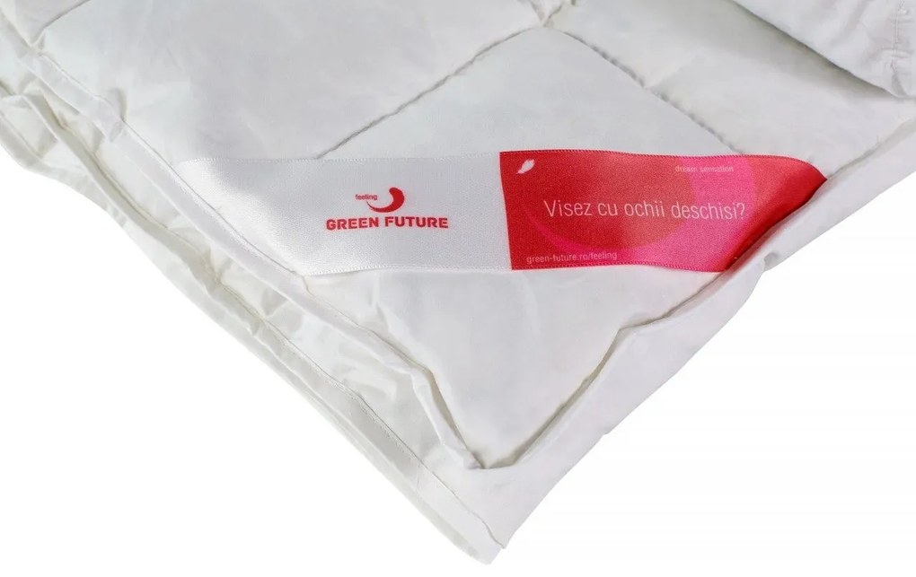 Protecția de saltea feeling 50 160x200 - puf de gâscă 50%, pană de gâscă 50%