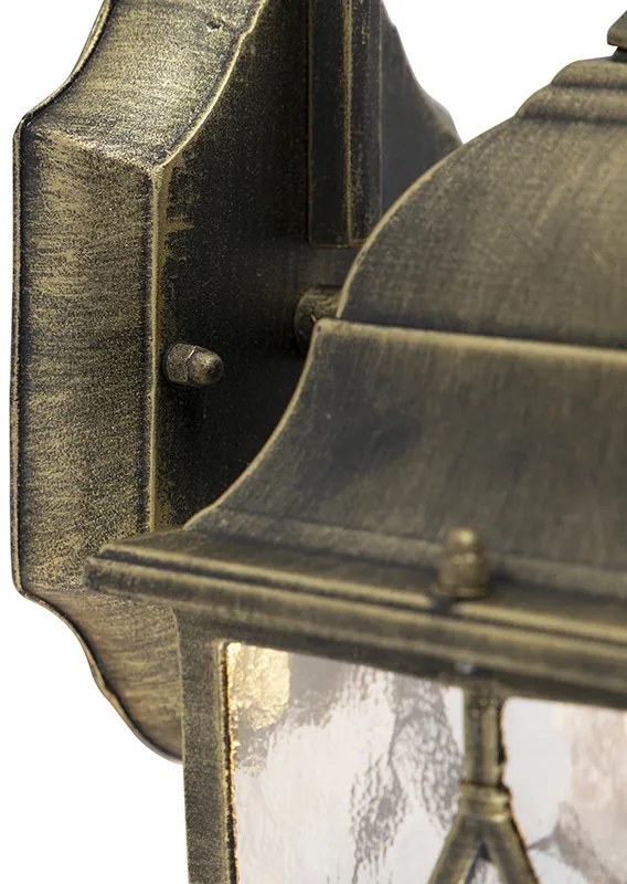 Lampă de perete exterioară inteligentă romantică bronz cu Wifi A60 - Londra