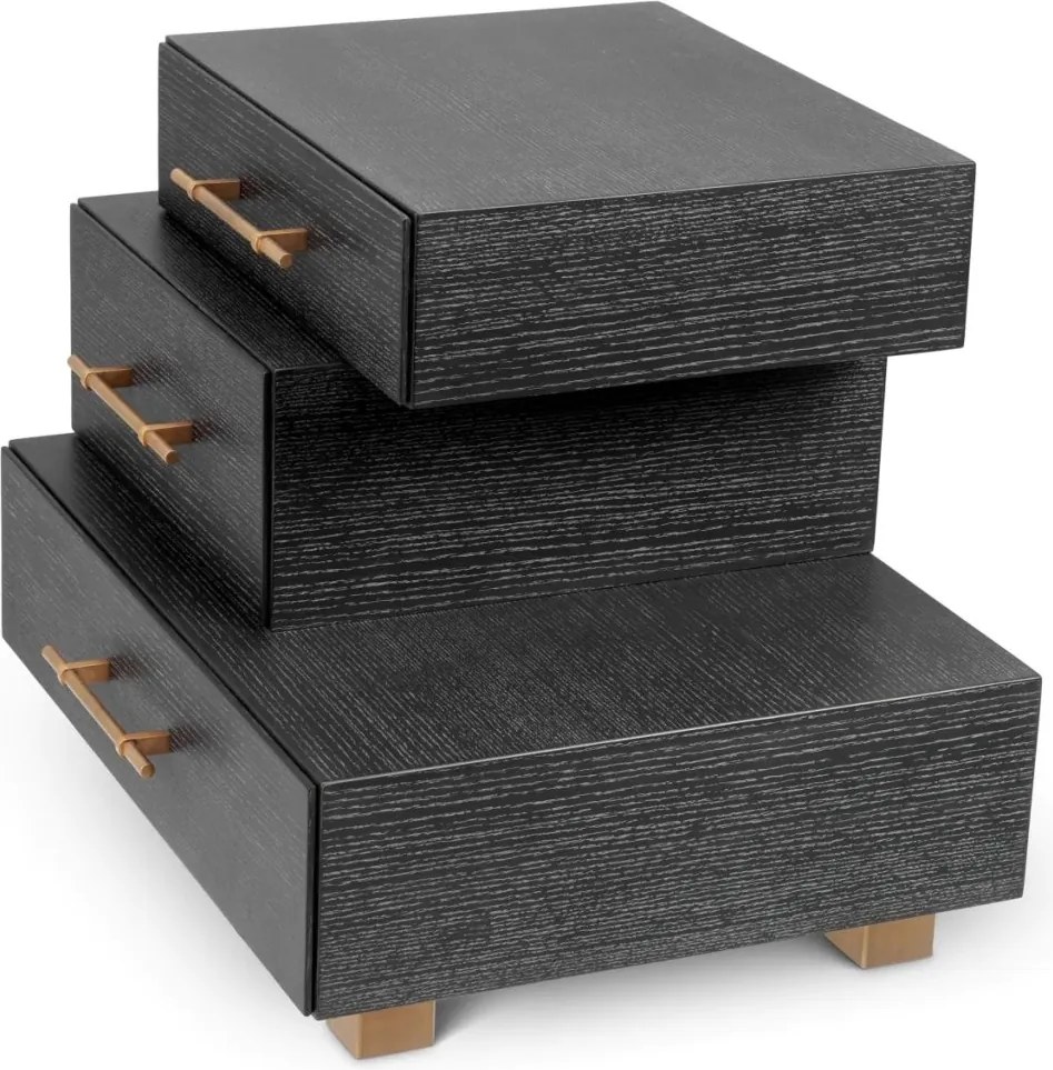 Noptiera design LUX, Furnir de stejar, Evendale, 119389 HZ