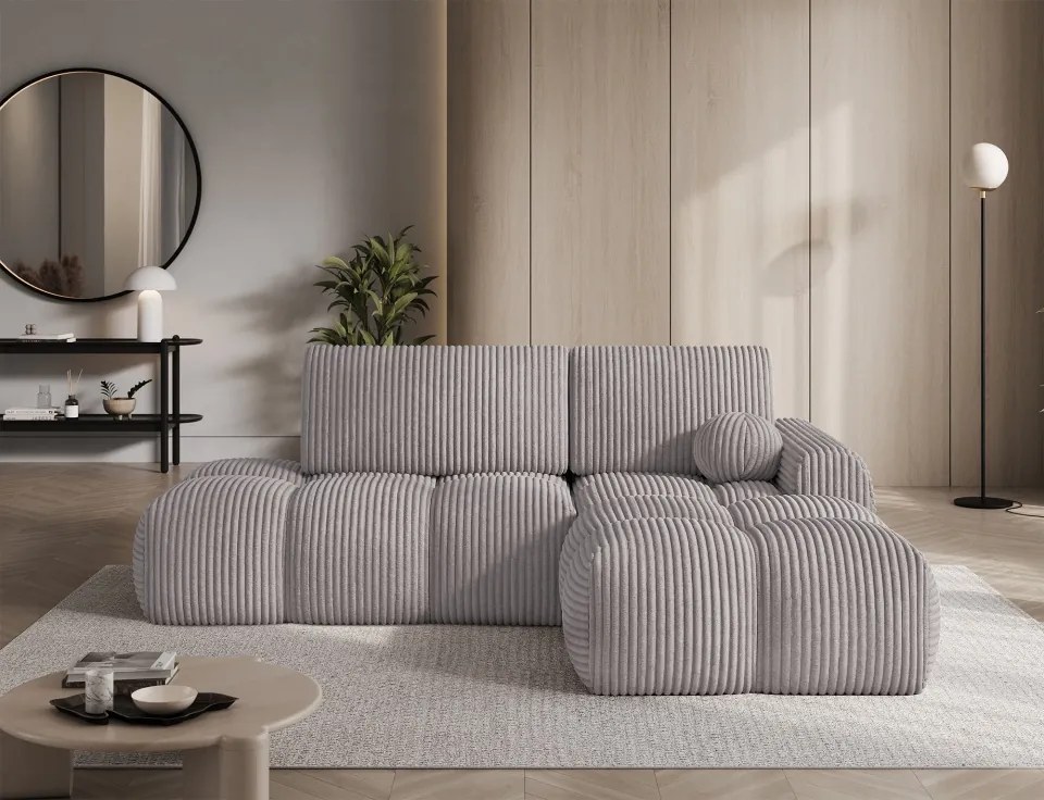 Colțar Vittario extensibil, 227x170x95 cm, orientare dreapta – Modullo 03