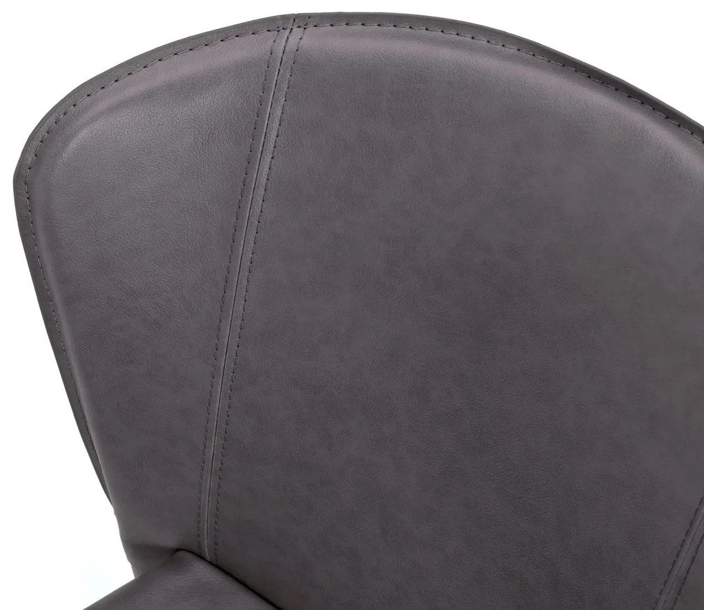 STONES Scaun din piele ecologică 49cm X 56cm H. 82cm | Aosom Romania