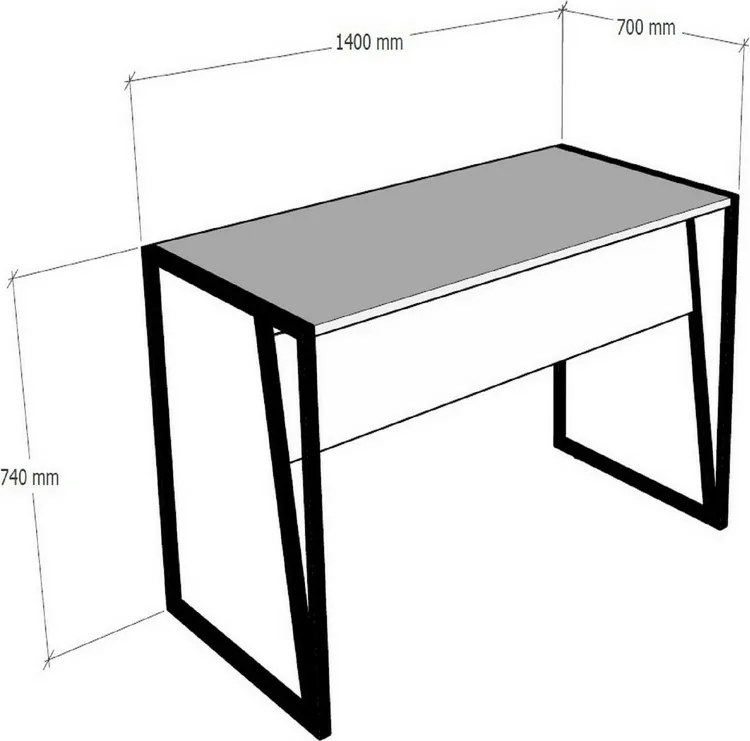 Birou Cunda Sapphire Oak