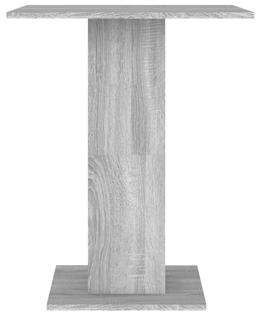 Masuta de bistro, sonoma gri, 60x60x75 cm, lemn prelucrat 1, sonoma gri