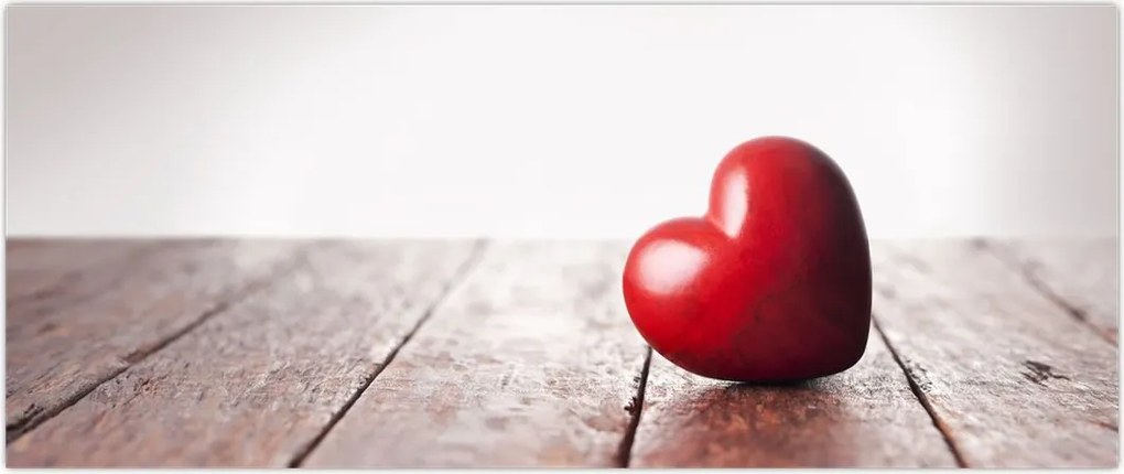 Tablou - Inima din lemn (120x50 cm)