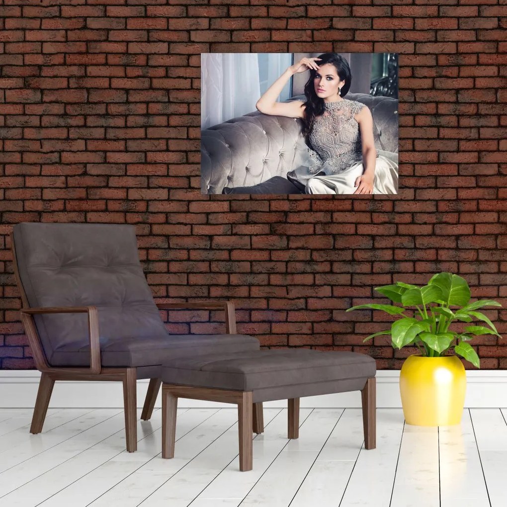 Tablou pe sticlă - Glamour (70x50 cm)