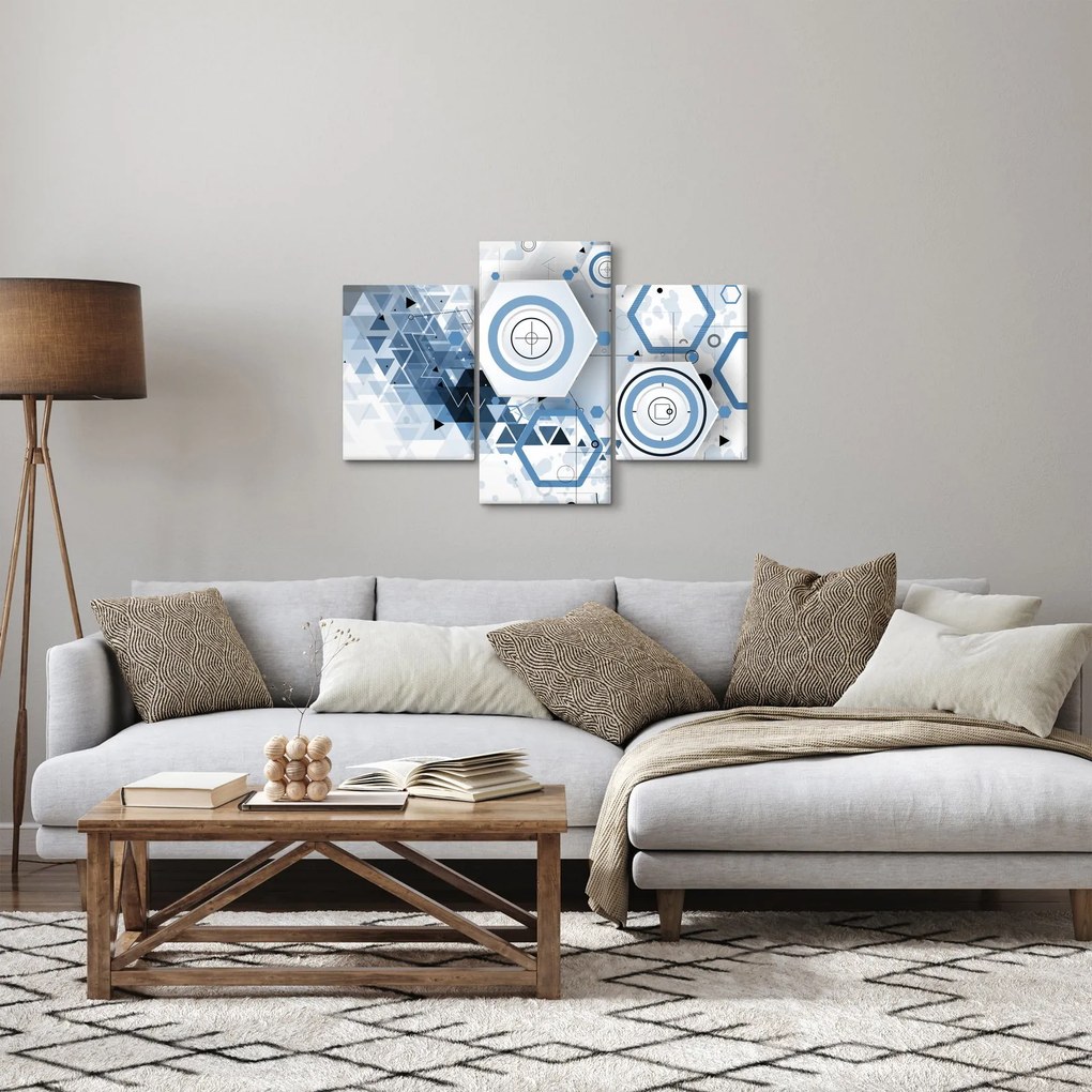 Tablou - Abstract geometric (90x60 cm)