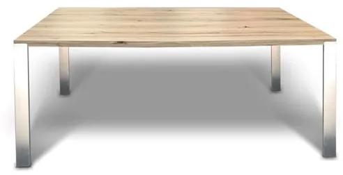 Masa fixa 200 cm, lemn masiv, natur Georg Inox