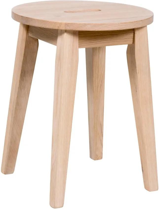 Scaun jos, mat din lemn de stejar Rowico Frigg