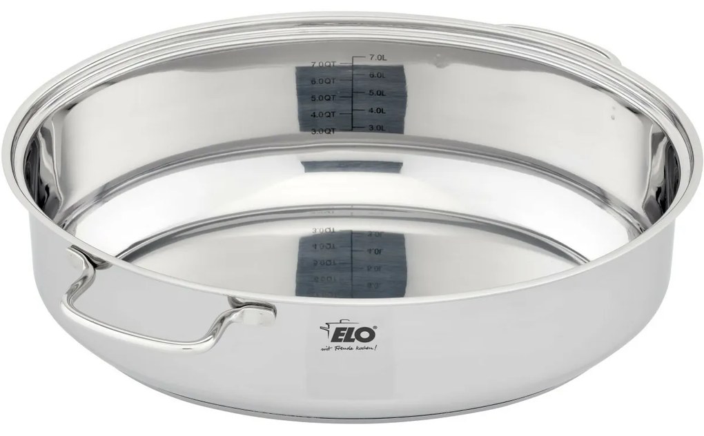 Elo 99938 Tavă de copt cu capac și grătar Bella Gusto 38 x 27,5 cm