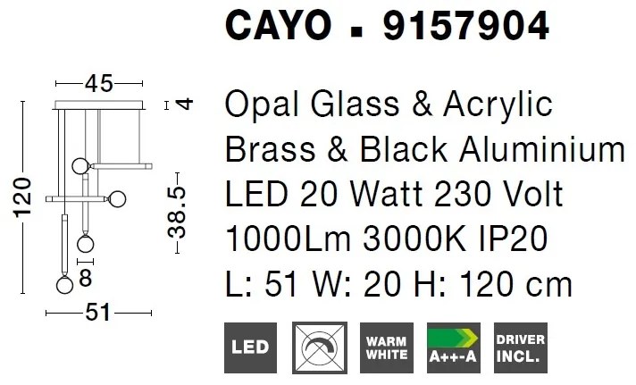 Lustra LED moderna design deosebit CAYO