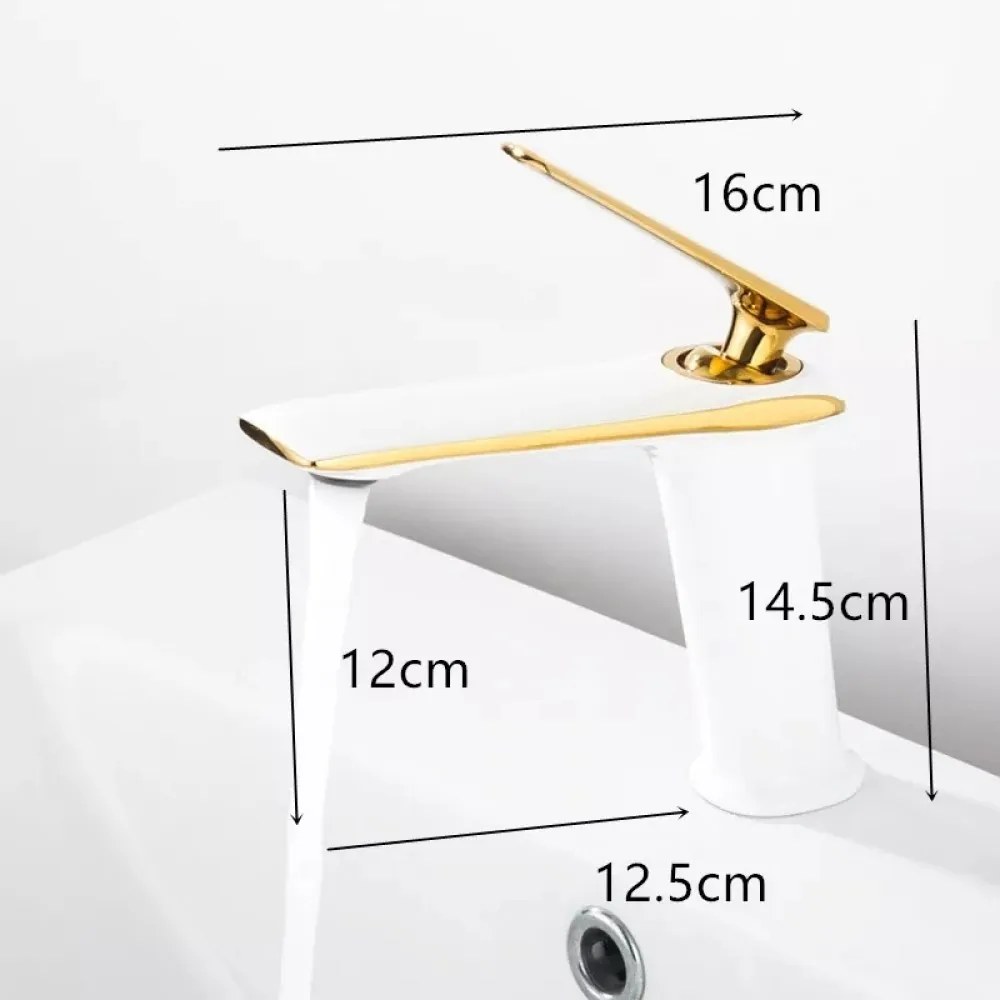Baterie Lavoar Medie, Alb Gold, Smack, Esn005