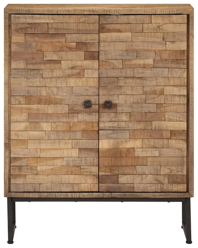 246078 vidaXL Servantă din lemn de tec reciclat, 60 x 30 x 75 cm