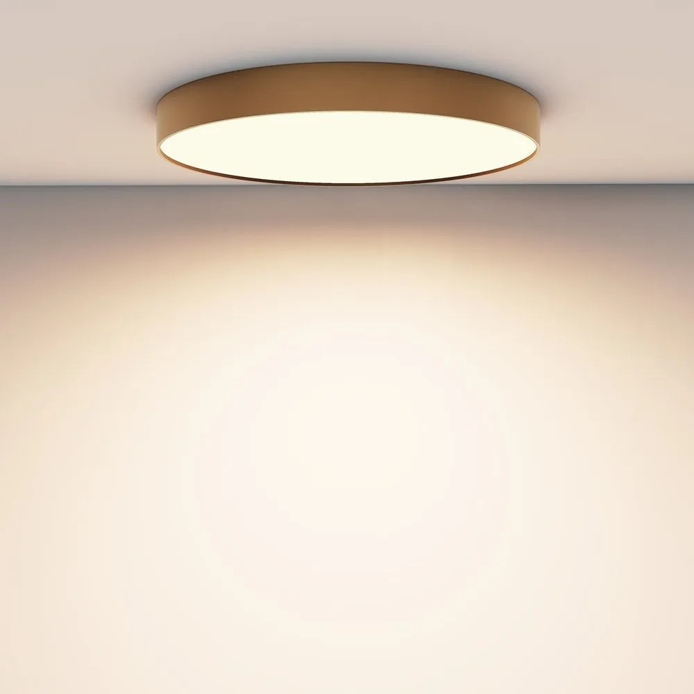 Plafoniera LED design tehnic Zoom D-60cm 3000K aurie