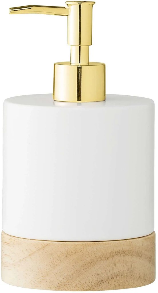 Dispenser sapun lux lichid Alb, Portelan, Ø10x18 cm
