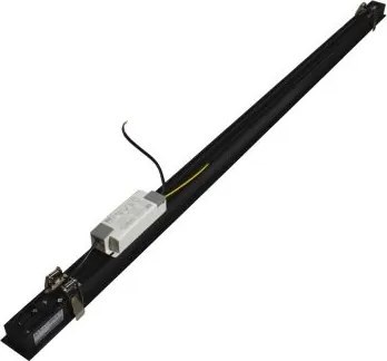 Plafonieră LED REDOM LED/42W/230V 3000K 120 cm neagră